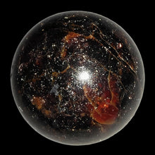 Load image into Gallery viewer, Garnet Sphere with Star # 123