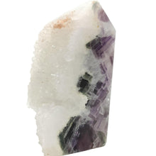Load image into Gallery viewer, Rainbow Fluorite Druzy Point # 106