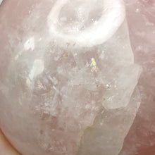Load image into Gallery viewer, Brazilian Rose Quartz Sphere with Star # 145
