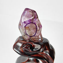 Load image into Gallery viewer, Brandberg Amethyst Enhydro in Custom Stand # 96