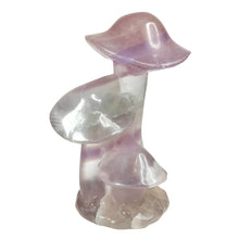 Load image into Gallery viewer, Rainbow Fluorite Triple Mushroom # 20