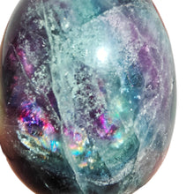 Load image into Gallery viewer, Rainbow Fluorite Egg # 77