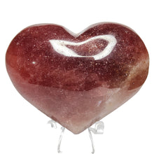 Load image into Gallery viewer, Strawberry Quartz Heart # 91