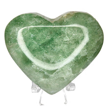 Load image into Gallery viewer, Green Strawberry Quartz Heart # 143