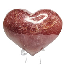 Load image into Gallery viewer, Strawberry Quartz Heart # 91