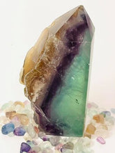 Load image into Gallery viewer, Rainbow Fluorite Point #107