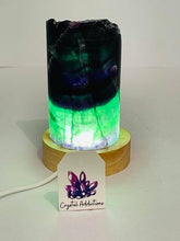 Load image into Gallery viewer, Rainbow Fluorite Lamp #180
