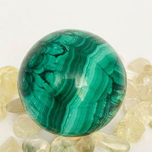 Load image into Gallery viewer, Malachite Sphere # 32