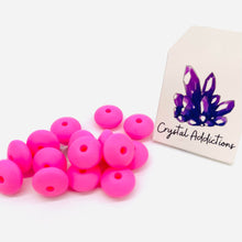 Load image into Gallery viewer, Beads - Silicone Plain Lentils 12mm