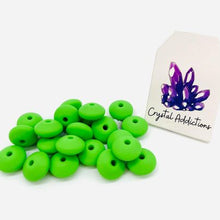 Load image into Gallery viewer, Beads - Silicone Plain Lentils 12mm