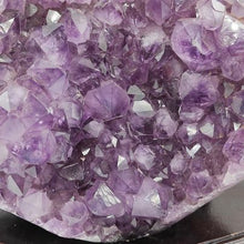 Load image into Gallery viewer, Amethyst Geode Cluster Heart XL # 99