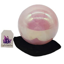 Load image into Gallery viewer, Aura Rose Quartz Sphere XL #52