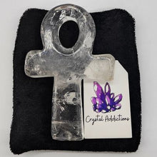 Load image into Gallery viewer, Clear Quartz Ankh # 71