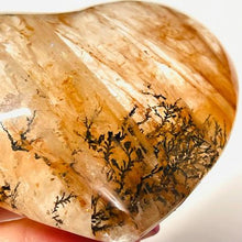 Load image into Gallery viewer, Dendritic Fire Quartz Heart # 132 P.I