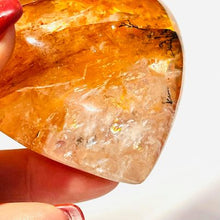 Load image into Gallery viewer, Dendritic Fire Quartz Heart # 180