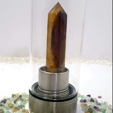 Load image into Gallery viewer, Rainbow Fluorite Stainless Steel Drink Bottle