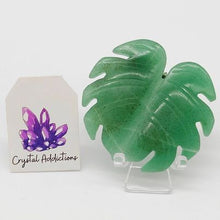 Load image into Gallery viewer, Green Aventurine Monstera Leaf