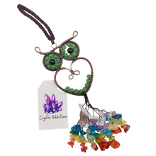 Load image into Gallery viewer, Chakra Chip Owl Hanger