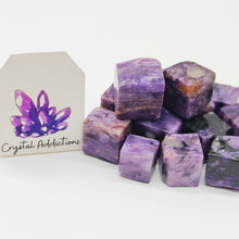 Load image into Gallery viewer, Charoite Cubed Tumble