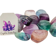 Load image into Gallery viewer, Rainbow Fluorite Tumble