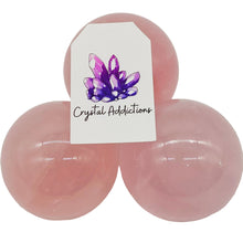Load image into Gallery viewer, Rose Quartz Spheres w/ Stars