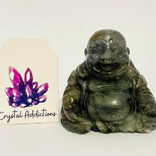 Load image into Gallery viewer, Labradorite Buddha # 185
