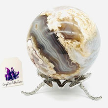 Load image into Gallery viewer, Silver XL Dragonfly Sphere Holder