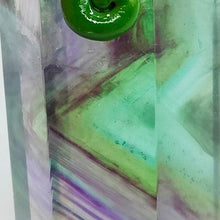 Load image into Gallery viewer, Rainbow Fluorite + Rose Quartz Sphere Wand # 200