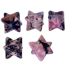 Load image into Gallery viewer, Rhodonite Merkaba Small