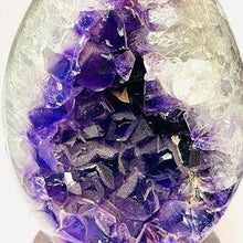 Load image into Gallery viewer, Amethyst Druzy Egg # 162
