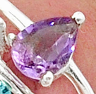 Load image into Gallery viewer, Amethyst Stackable Ring