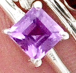Load image into Gallery viewer, Amethyst Stackable Ring