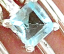 Load image into Gallery viewer, Aquamarine Stackable Ring