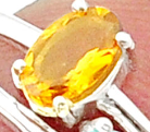 Load image into Gallery viewer, Citrine Stackable Ring
