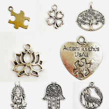 Load image into Gallery viewer, Silver Charms for DIY Accessories