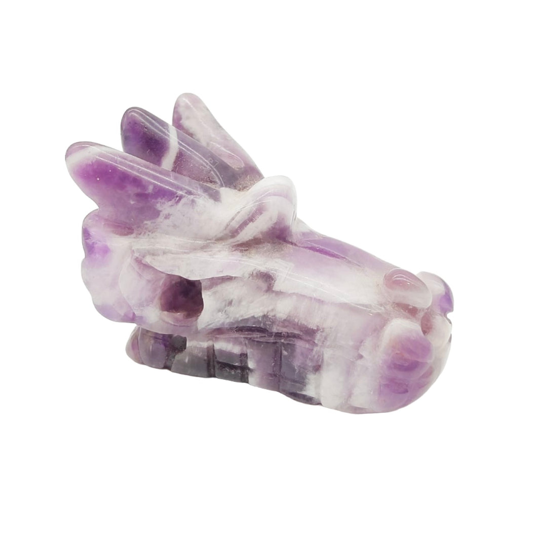 Chevron Amethyst Dragon Head # 132