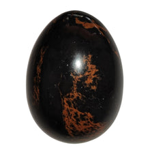 Load image into Gallery viewer, Mahogany Obsidian Egg # 168
