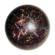 Load image into Gallery viewer, Garnet Sphere with Star # 104
