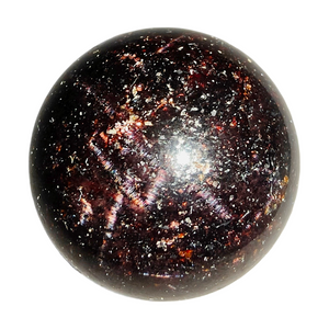 Garnet Sphere with Star # 104