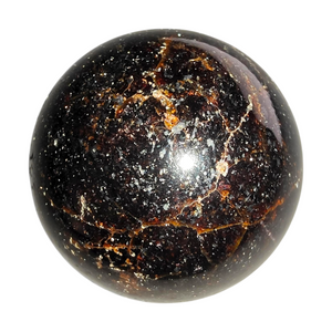 Garnet Sphere with Star # 117