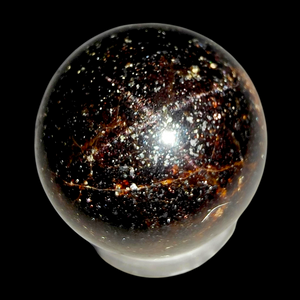 Garnet Sphere with Star # 117
