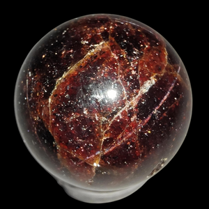 Garnet Sphere with Star # 12