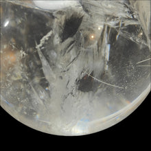 Load image into Gallery viewer, Clear Quartz + Gold &amp; Silver Rutile Sphere # 12
