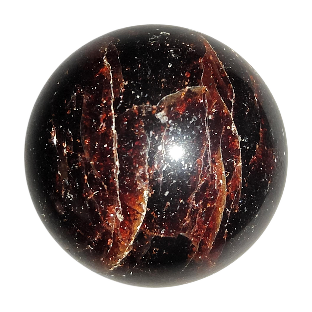 Garnet Sphere with Star # 197