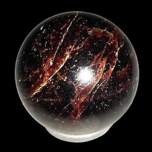 Garnet Sphere with Star # 197