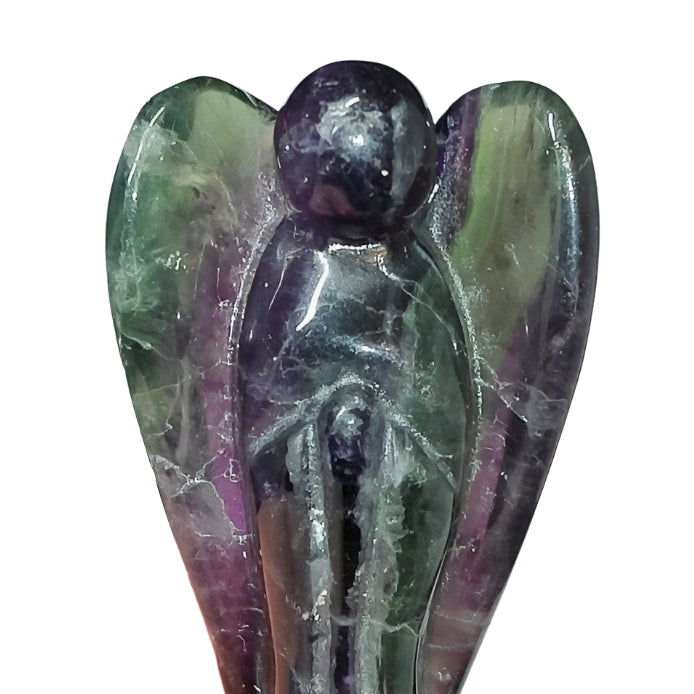Rainbow Fluorite Angel # 52
