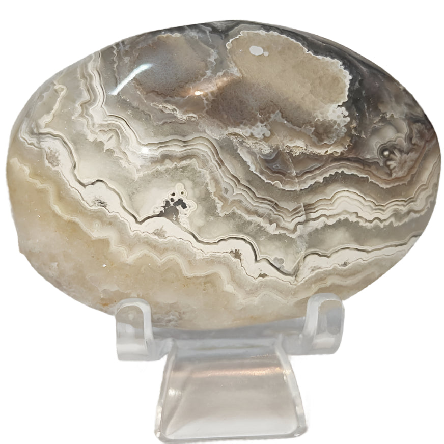 Mexican Agate Palmstone # 61