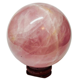 Brazillian Rose Quartz Sphere # 166