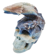 Load image into Gallery viewer, Trolleite Skull with Flying Dragon # 178
