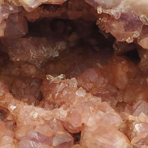 Pink Amethyst Druzy Cluster # 81